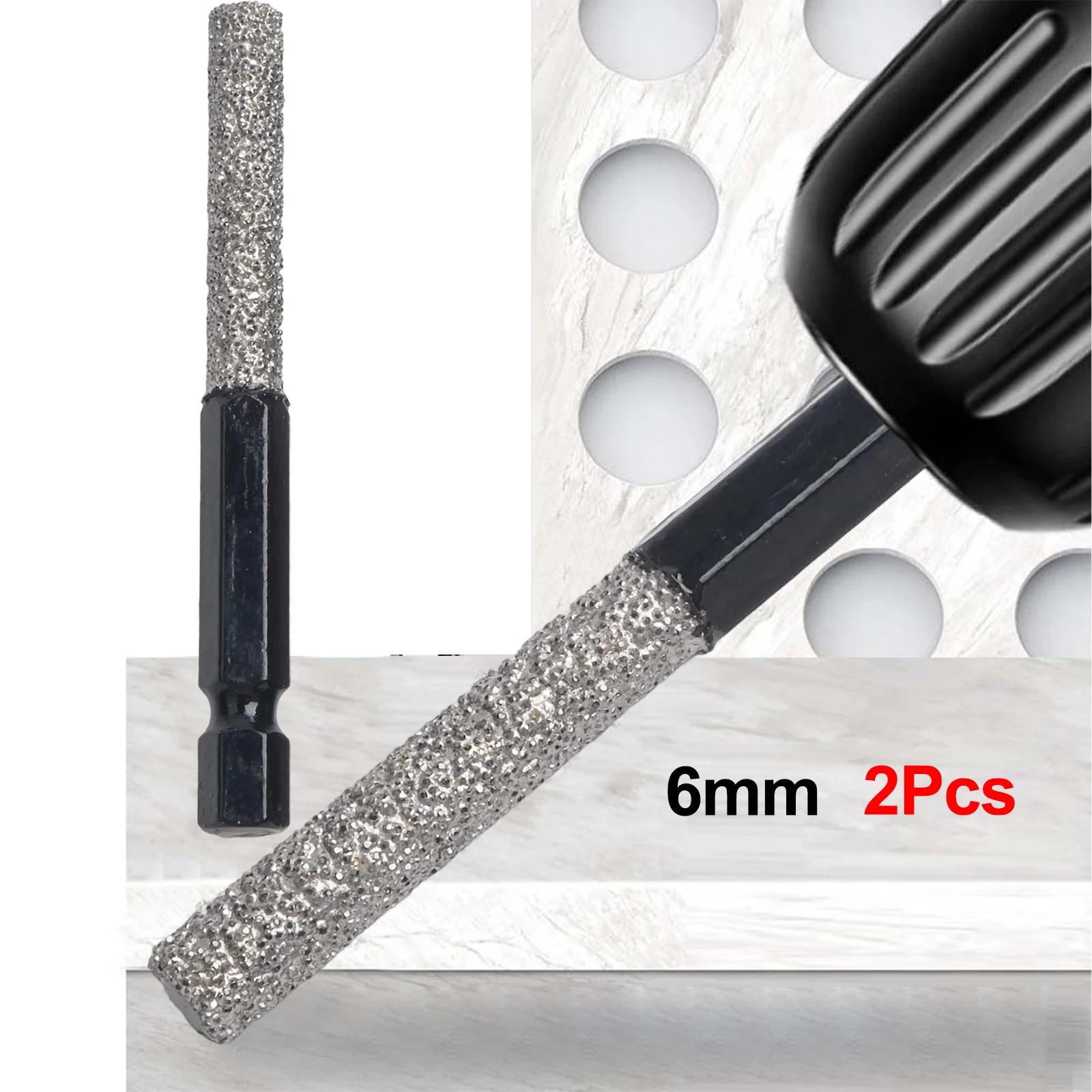 

Concrete Hole Cutter Dry Drill Bit Suitable For Tiles Brazed Emery Material Drilling Without Water Easy To Use