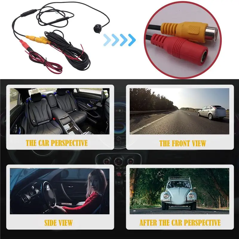 M93K-360° Car Rear Front Side View Backup Reversing Camera Waterproof Night Vision