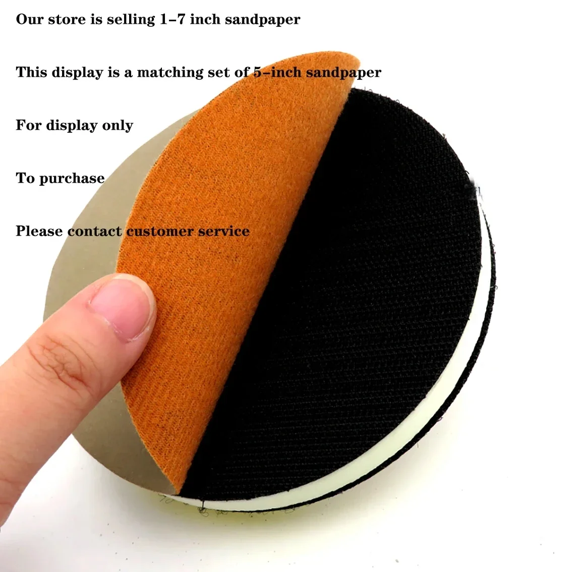 10pcs 7 Inch 180mm Waterproof Sanding Discs Hook Loop Silicon Carbide Sandpaper Wet/Dry 60 to 10000 Grit Abrasives Disc Grinding