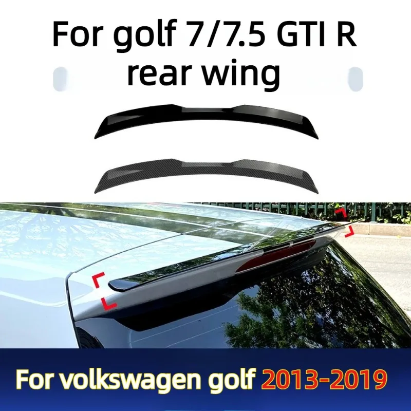 

For Volkswagen Golf 7/7.5 GTI R GTD Rear Wing Spoiler 2013-2019 Models, Trunk Fixed Wing,Sports Top Wing Modification