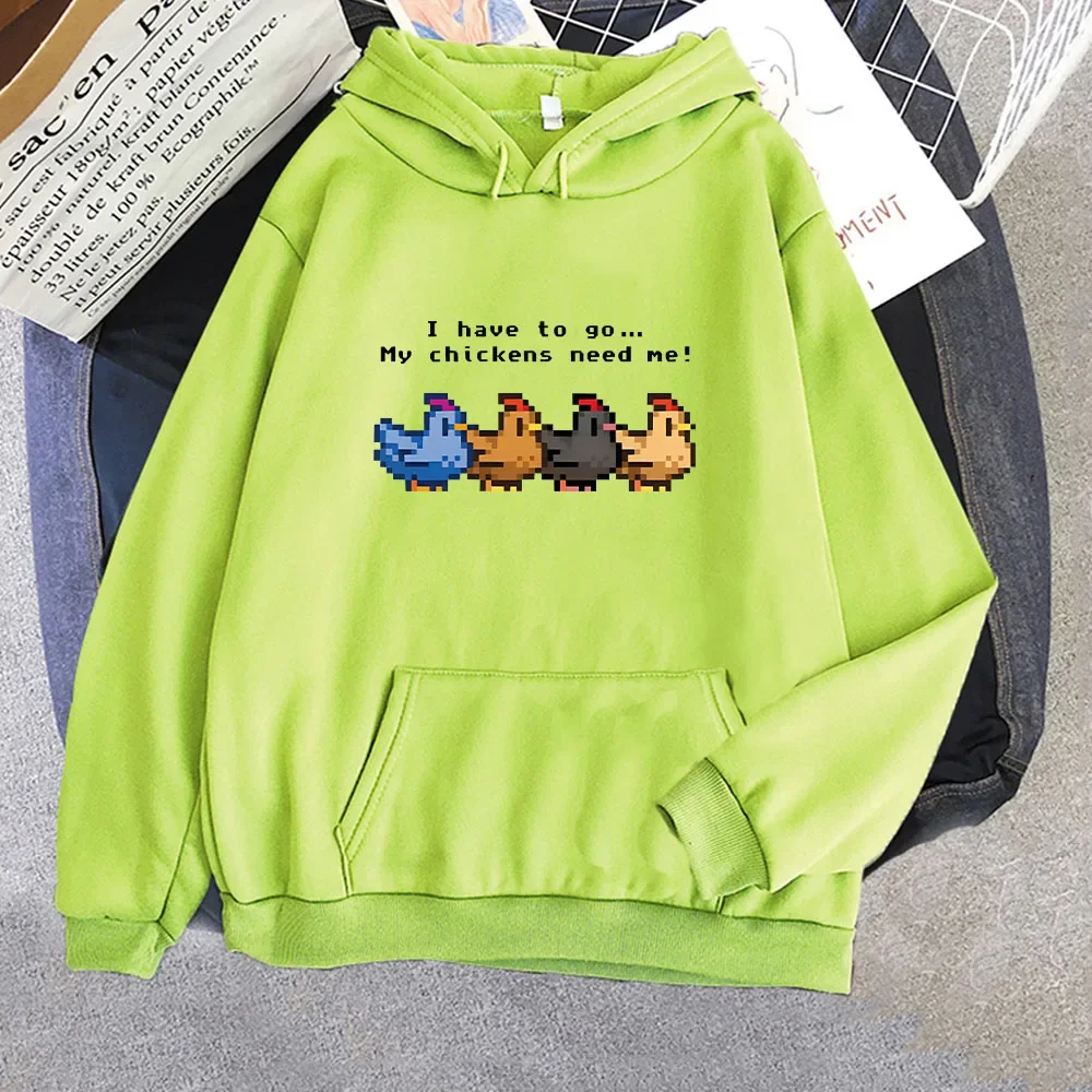

Толстовка с рисунком Stardew Valley, мягкая толстовка Kawaii с длинными рукавами для взрослых, одежда с капюшоном Наша Толстовка, флисовые пуловеры