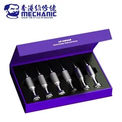 Mechanic IShell MAX 6in1 High Hardness Precision Screwdriver Plum Blossom Cross for IPhone Bottom Internal Disassembly Tools
