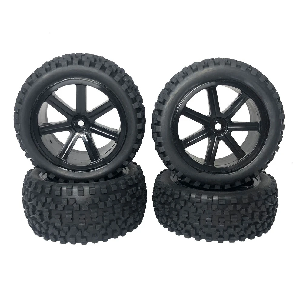 

4Pcs Tires Widening Tires Wheel for 144001 144010 124019 124018 124017 12428 1/12 1/14 RC Car Upgrade Parts