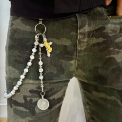 New natural turquoise pants chain, fashionable punk style jeans accessories