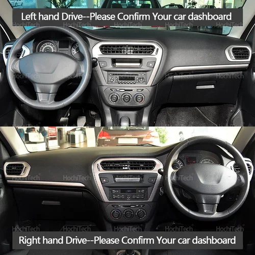 Imagen 2 del producto Cubierta de tablero para Peugeot 301 2012 2013 2014 2015-2019 cubierta de salpicadero de coche evitar almohadilla de luz Panel de instrumentos alfombrilla funda alfombras