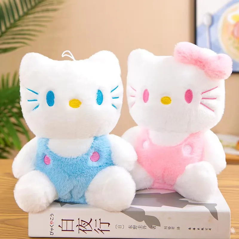 25Cm Anime Sanriod Plush Toys Kuromi Hello Kitty My Melody Cinnamoroll Stuffed Dolls Plushie Pillow Children's Birthday Gifts