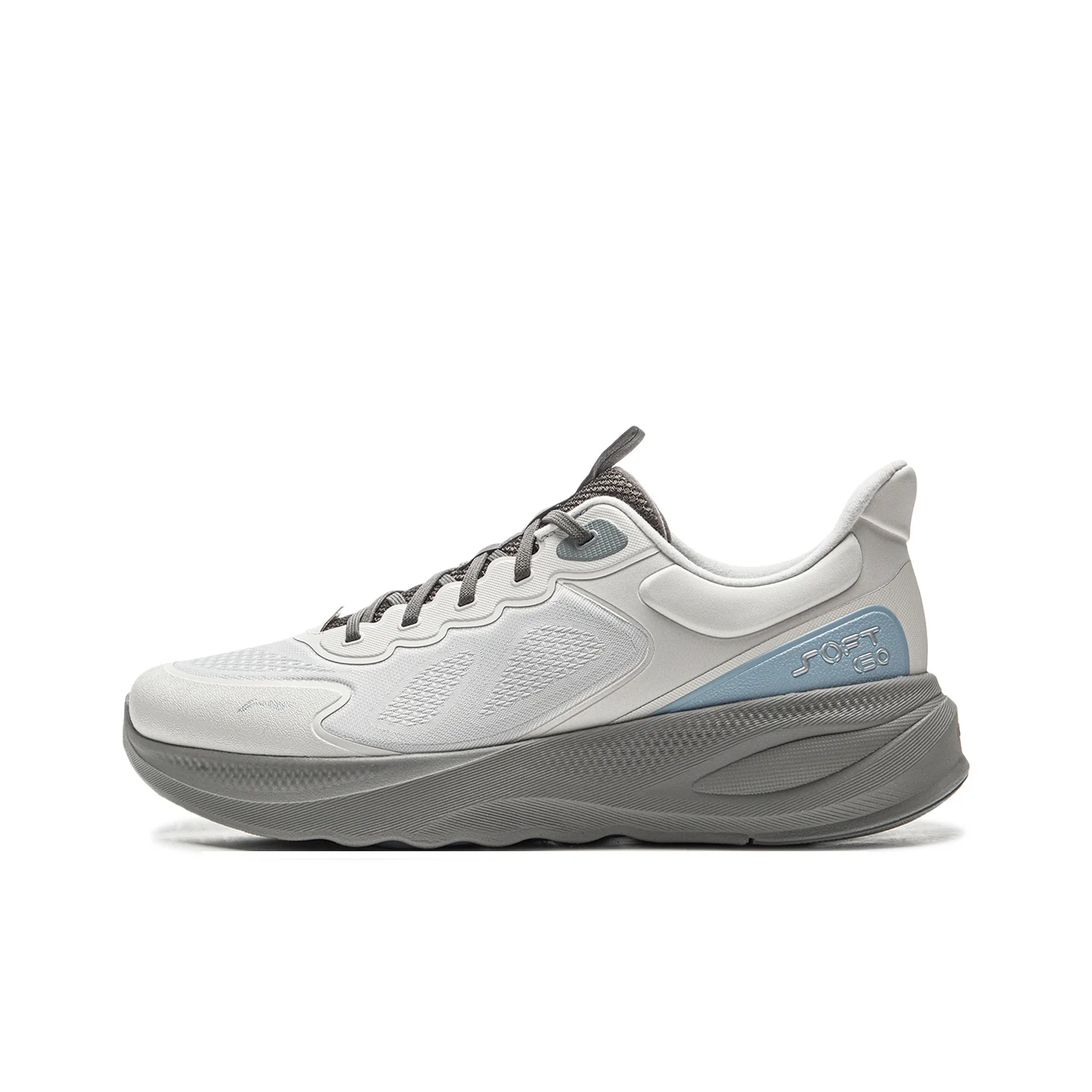 Li Ning Soft Go 2 V4 Low top Casual Shoes Men's Gray Blue AGLV063-4