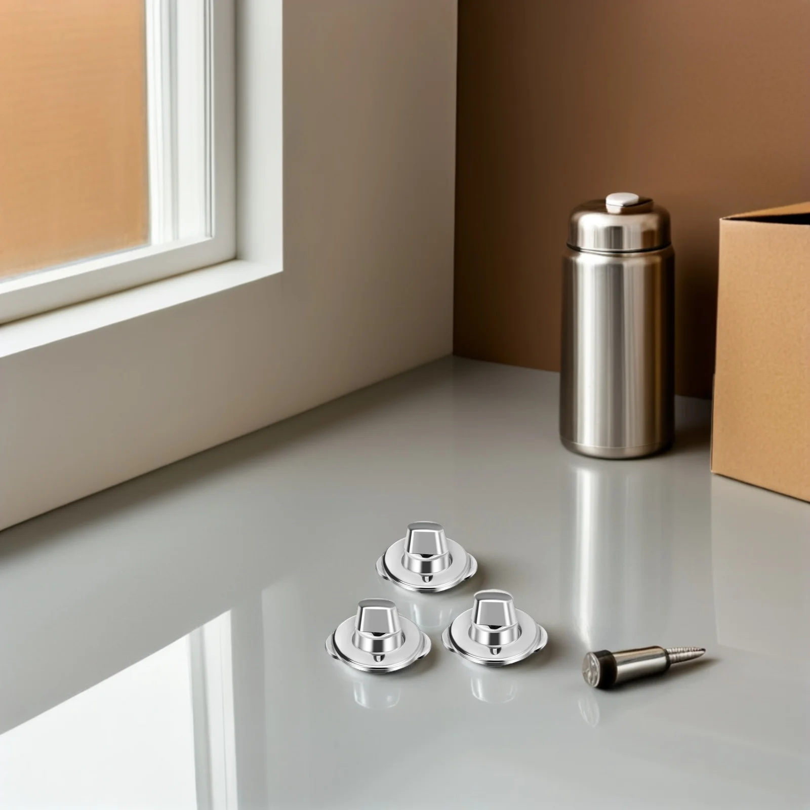 

40Set Fasteners Secure Locking Canvas Turn Button Fastener Kit Eyelet Stud Mounting Screws Marine Rv Outdoor Use