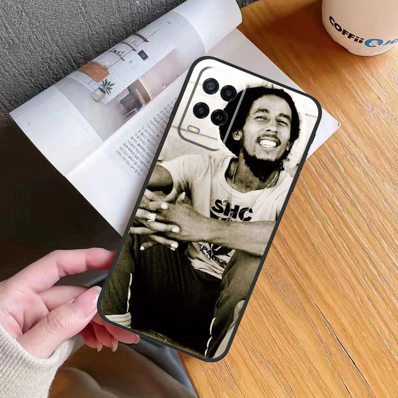 Bob Marley Quotes Rasta Reggae Case For OPPO A57S A53S A54S A96 A76 A16 A17 A77 A94 A74 A5 A9 A15 A91 A93 A52 A72 A78 A98