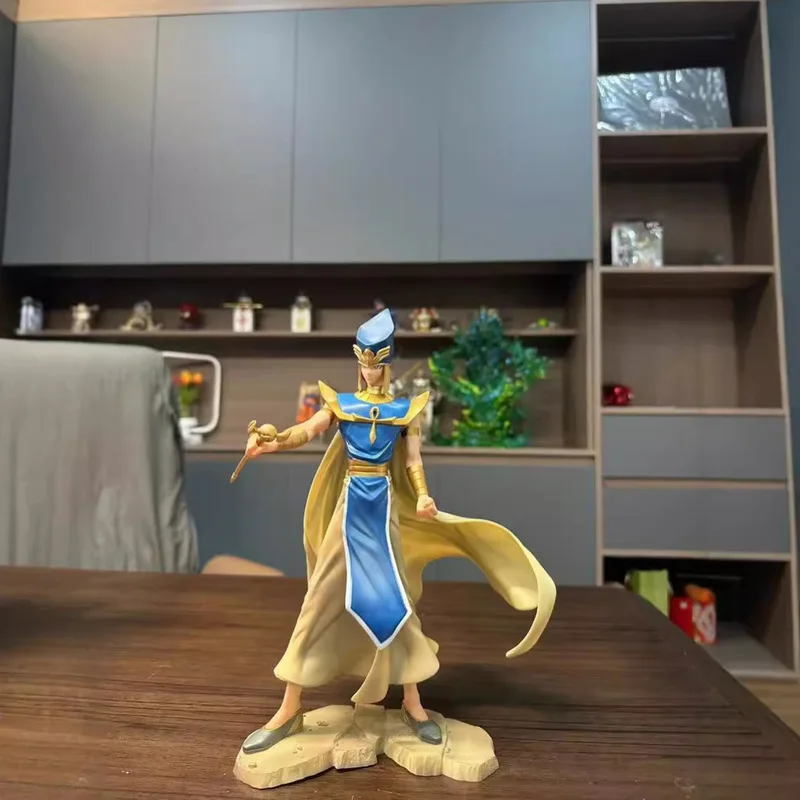 

29cm Yu-Gi-Oh! Duel Monsters Pharaoh Seto Kaiba Anime Figure Model Statue Collection Desktop Decoration Ornament Toy Gifts