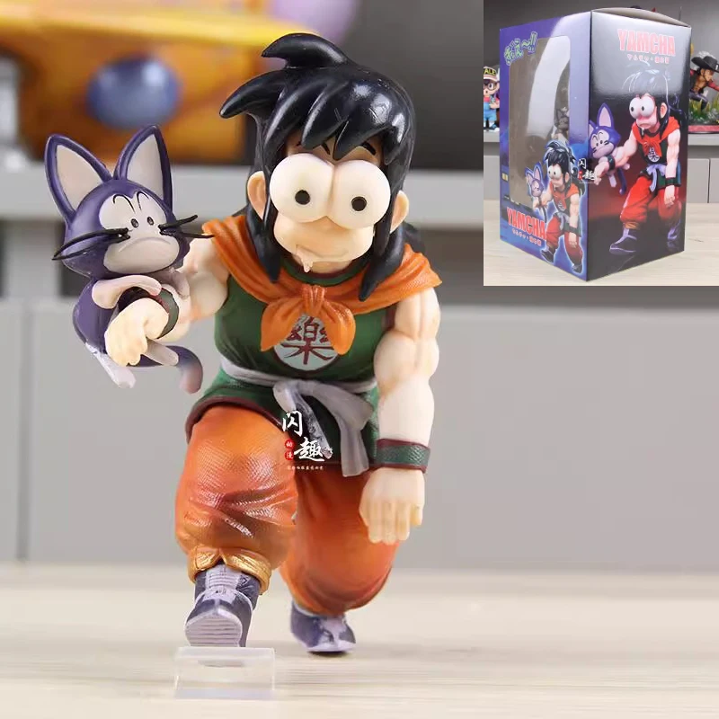 

13.5cm Anime Dragon Ball Action Figures GK Yamcha Figurine Childhood PVC Collection Model Toys Birthday for Children Gifts