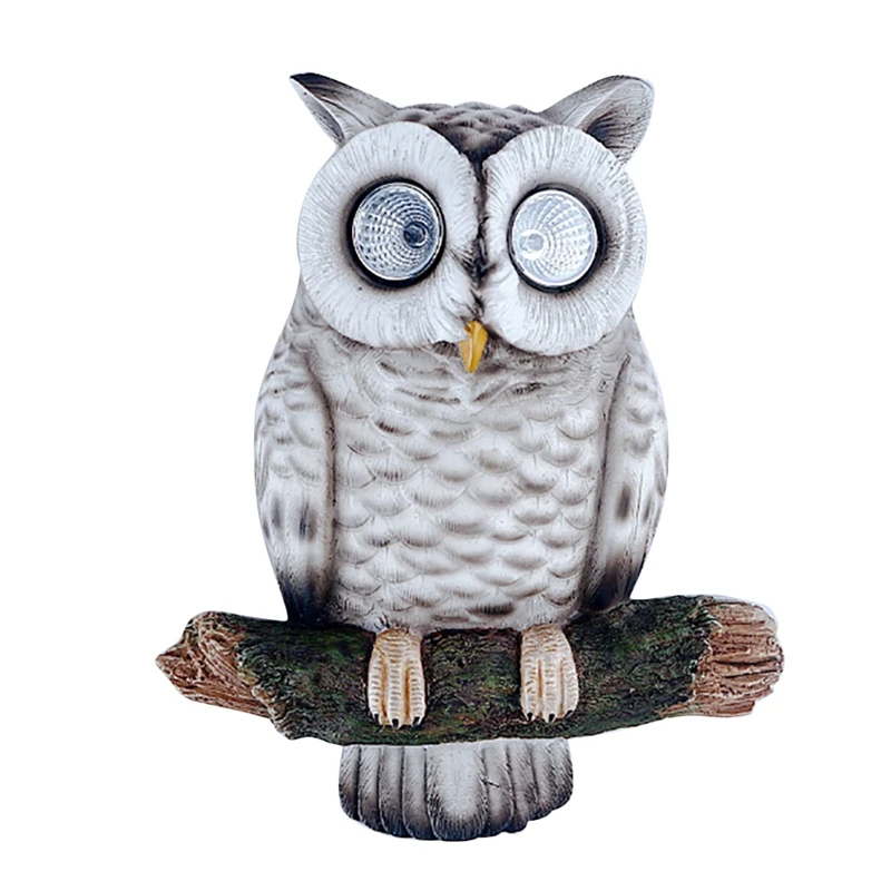 

JFBL Hot Modern Home Decor Statues Owl Shape Light LED Solar Garden Light Owl Lawn Lamp Solar LED Lights Kawaii Owl Solar Light