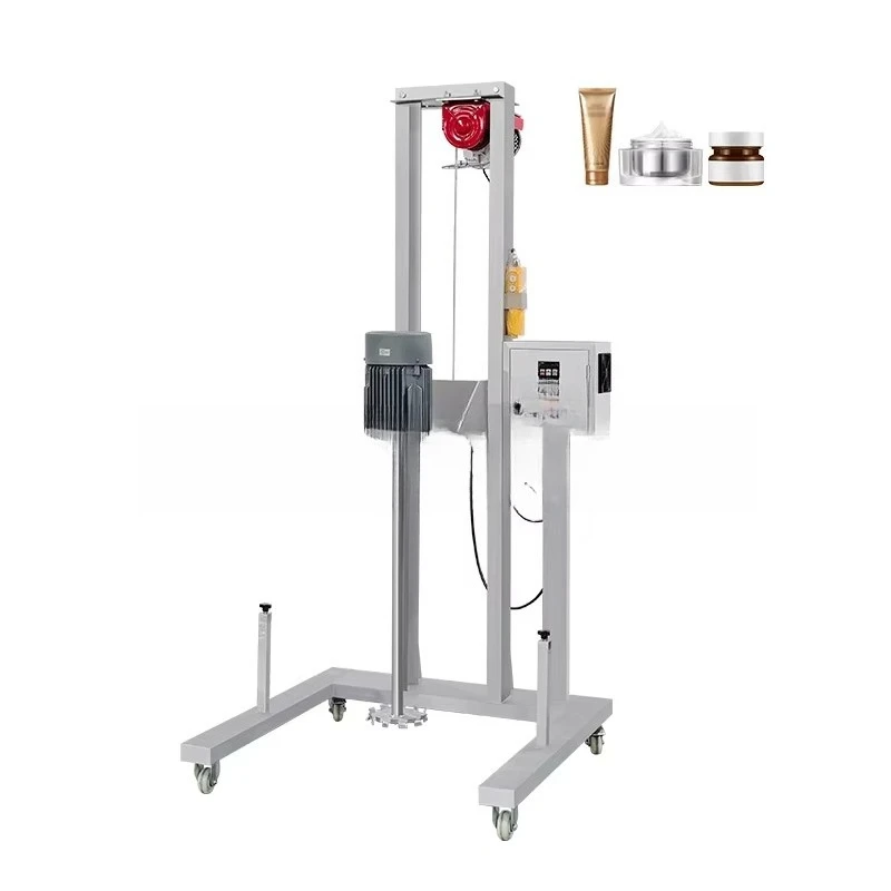 High shear mixer, mobile electric lift disperser mixer