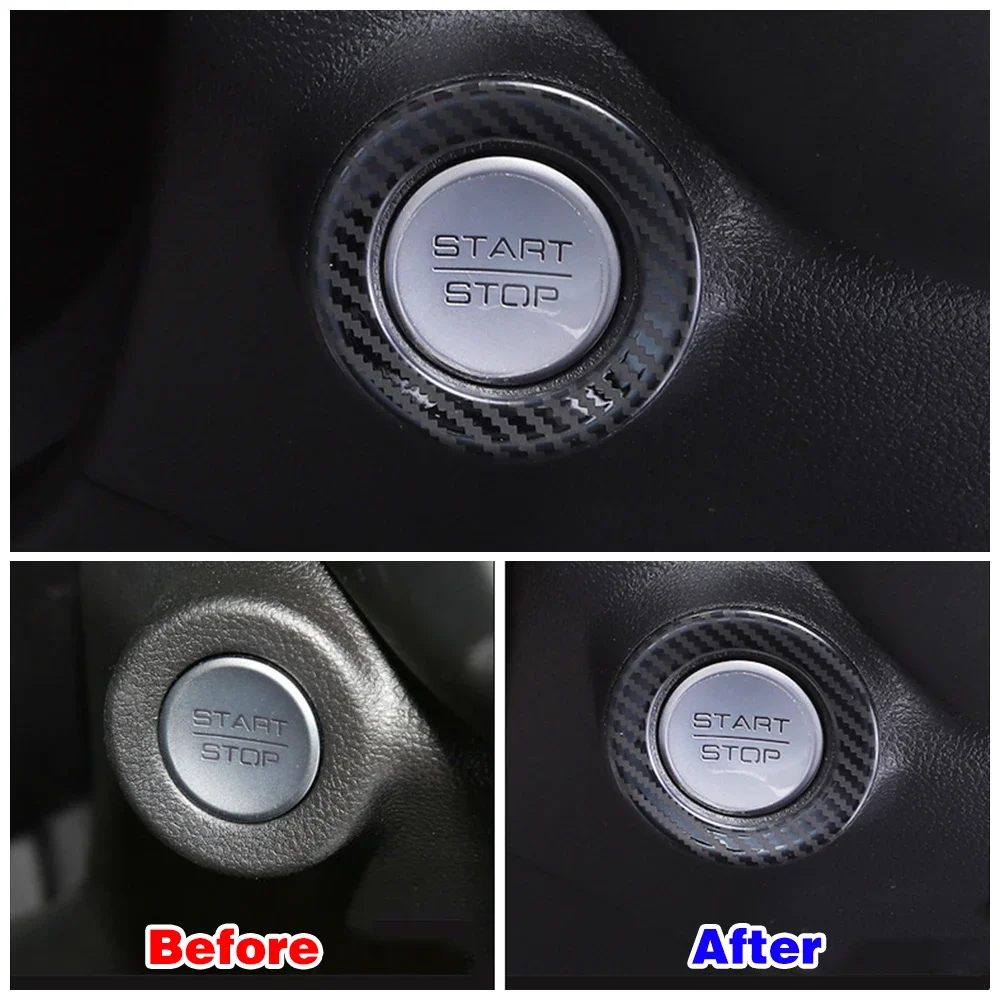 Interior Accessories For Haval Jolion 2021 2022 Car Ignition Device One-click Start Button Decorative Ring Trim Modify Sticker