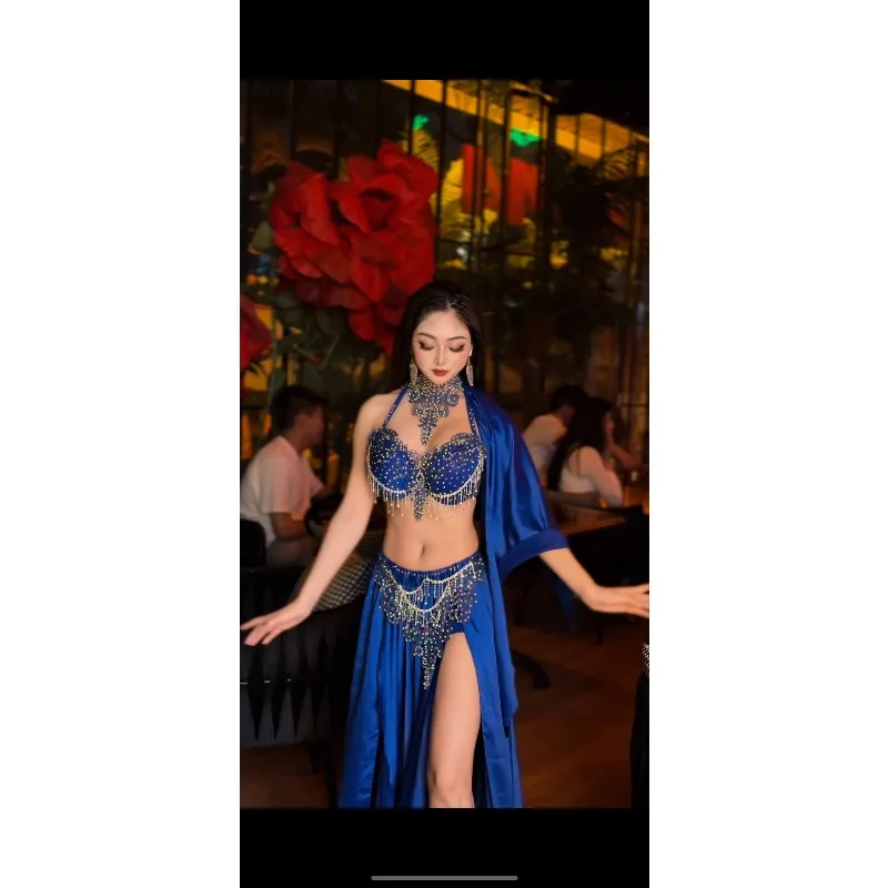 사용자 정의 새로운 밸리 댄스 의상 세트 공연 의류 클래스 섹시한 기질 연습 드레스 이집트 오리엔탈 댄스 드레스