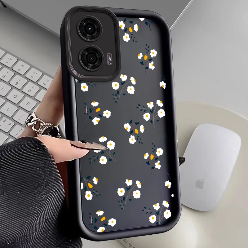 G24 Lovely Flower New Sky Eye Phone Case For Motorola Moto G24 G24Power G54Power G54 G84 G34 G53 G53 E40 E32 G04 G22 G30 Cover