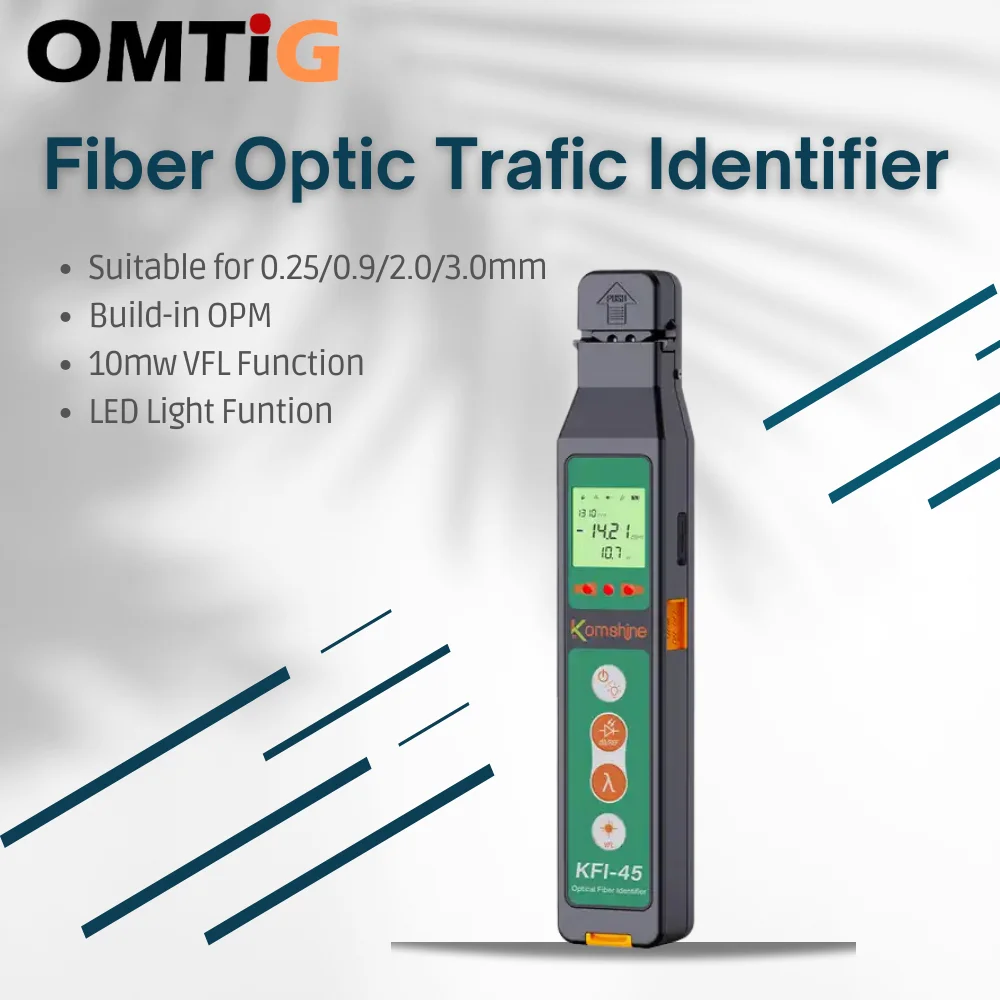 

OMTiG High Quality KFI-45 With 10MW VFL Fiber Optic Trafic Identifier+ Power Meter Function + LED Light