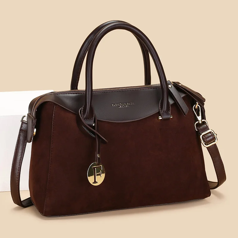 

Vintage Women Boston Bags Brand Soft Matte PU Handbags Female Casual Messenger Crossbody Purse Ladies Luxury Shoulder Bag Sac