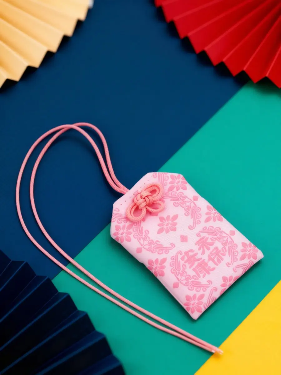 Omamori Protection Bags Japanese Blessing Charms Lucky Hanging Sachets for Car Mirror Home Office Wealth Success