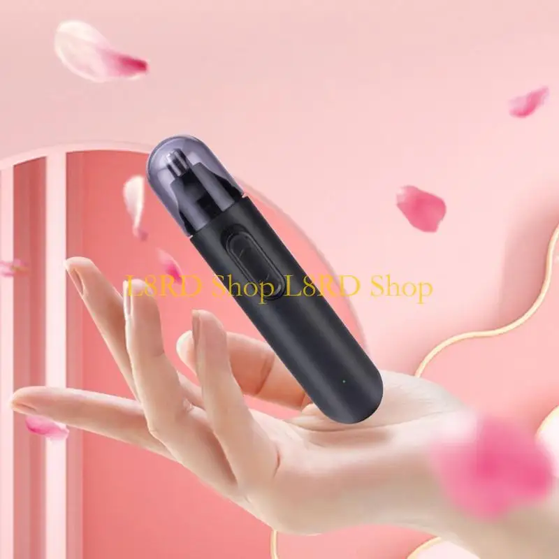 L8RD Lightweight Portable Nose and Ear Hair Trimmer 2 in 1 Waterproof for Easy Maintenance Travel Ready Precise Grooming Device