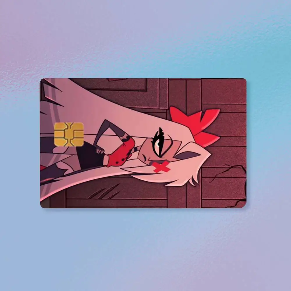 H-Hazbin H-Hotels Vaggie  Credit Card HD Stickers Premium matte film effectively prevents fingerprints and daily abrasion.