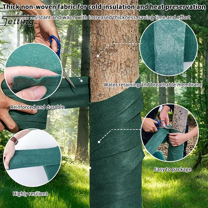 Reusable Tree Wrapping Cloth With Insulation And Breathable Design Perfect For Winter Garden Tree Protection
