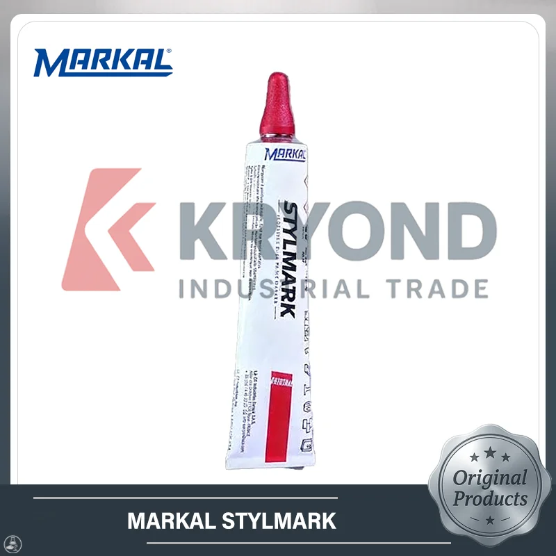 MARKAL STYLMARK 50ML High-Visibility Industrial Marking Paint for Metal, Wood, Concrete and Equipment Surface Marking