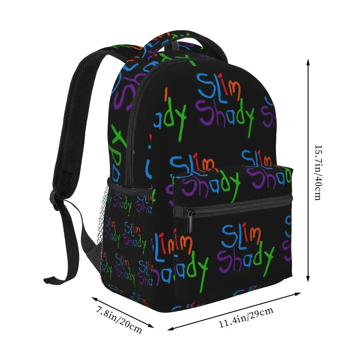 The Death Of Slim Shady Eminem Backpacks Boys Girls Bookbag Students School Bags Laptop Rucksack Shoulder Bag Large Capacity