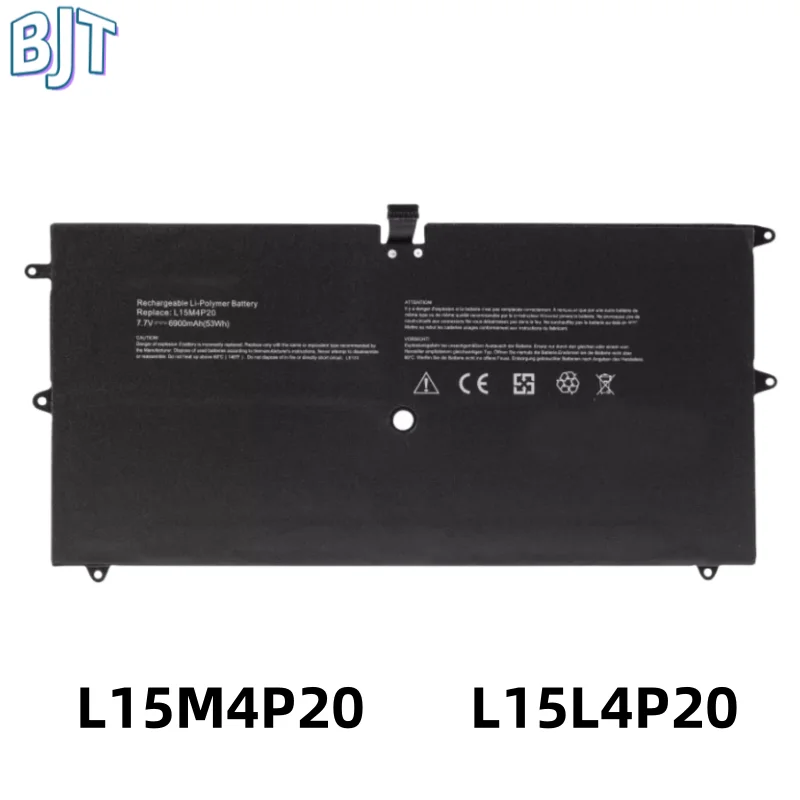 

New 7.7V 53Wh 6950mAh L15M4P20 L15L4P20 Laptop Battery For Lenovo Yoga 900S-12ISK YOGA 4S 80ML001WGE 80ML001QIV 80ML0079AU 80ML