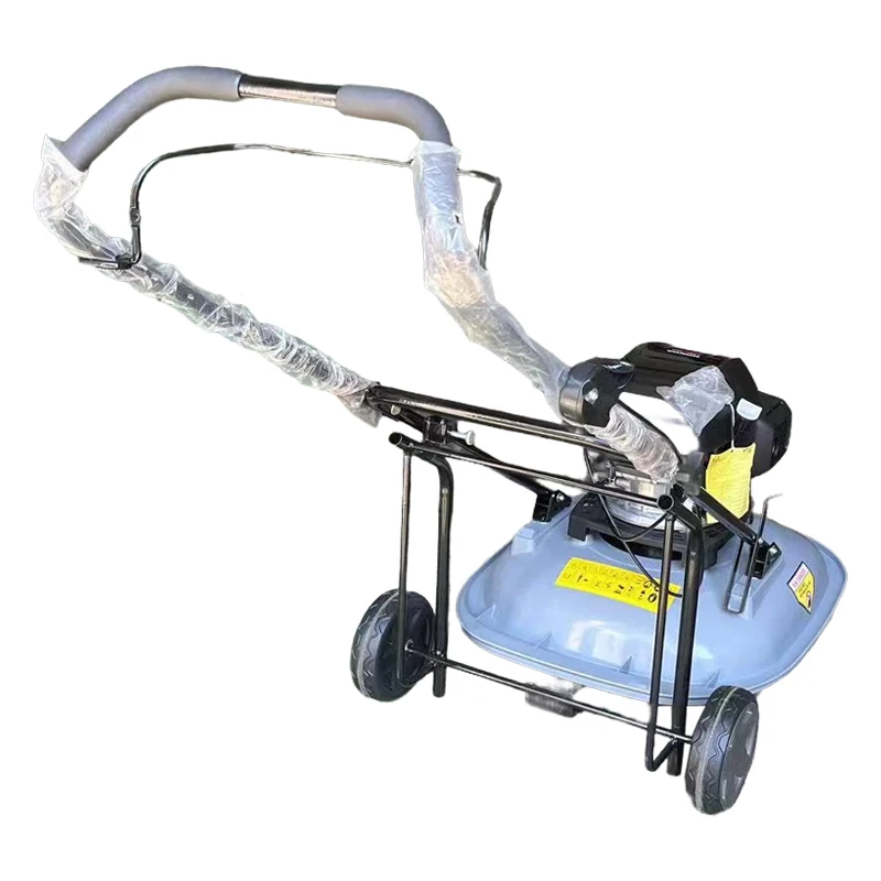 Industrial 3hp four-stroke self-propelled lawn hover mower folding handle 480mm bunker slope water surface cutting width
