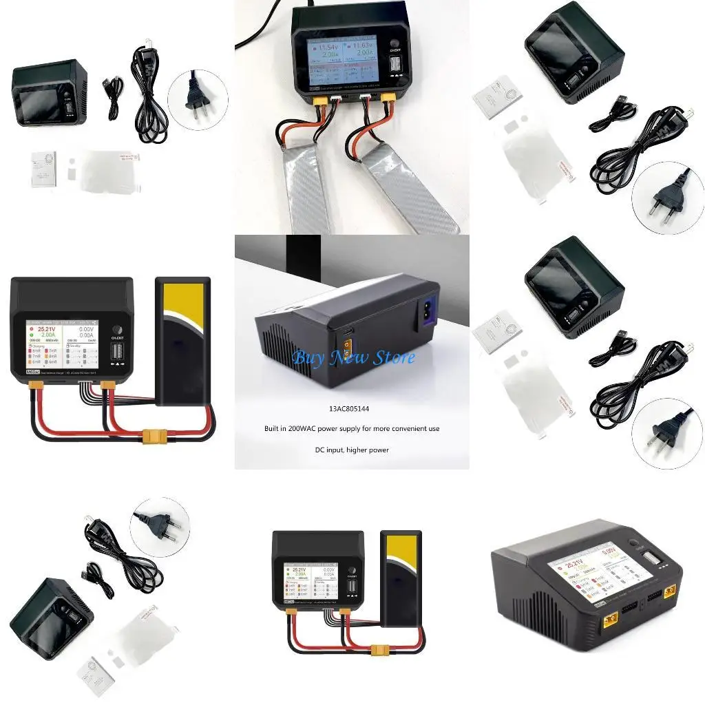 

20CE 1 Set M6DAC 700W Double Battery Car Model Model