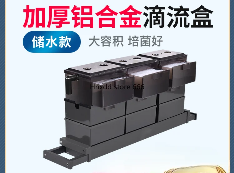 Fish tank filter drawer circulation system trickle box