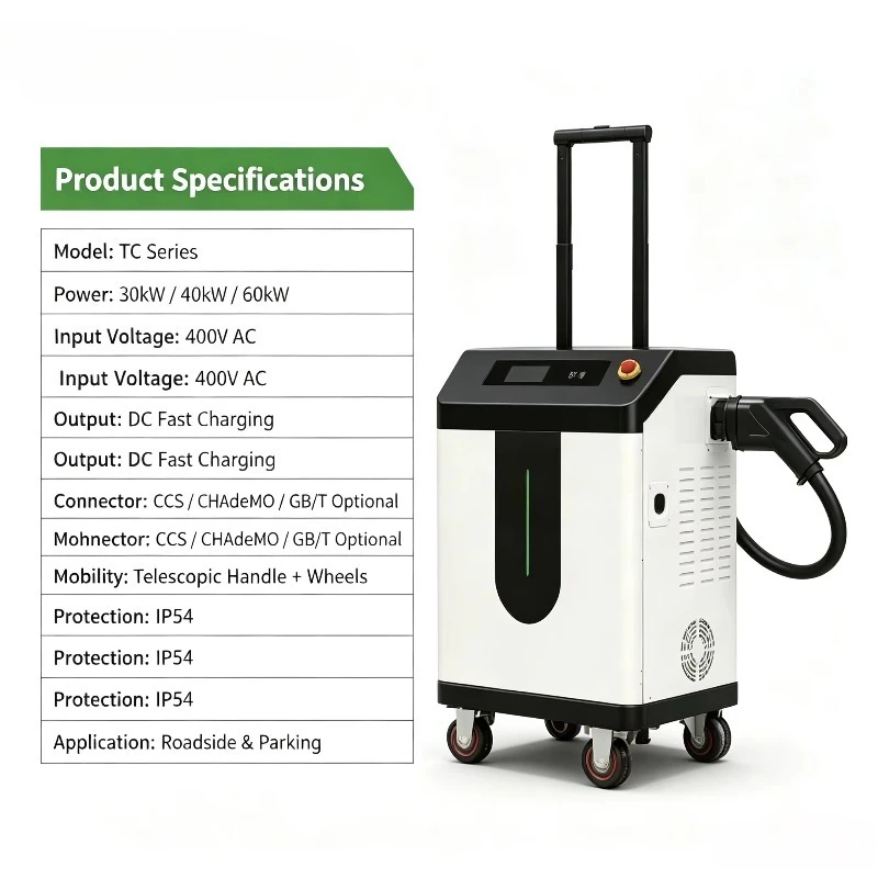 Mobile Energy Storage EV Charger Vehicle With Fast Charging Solution for Electric Cars PX