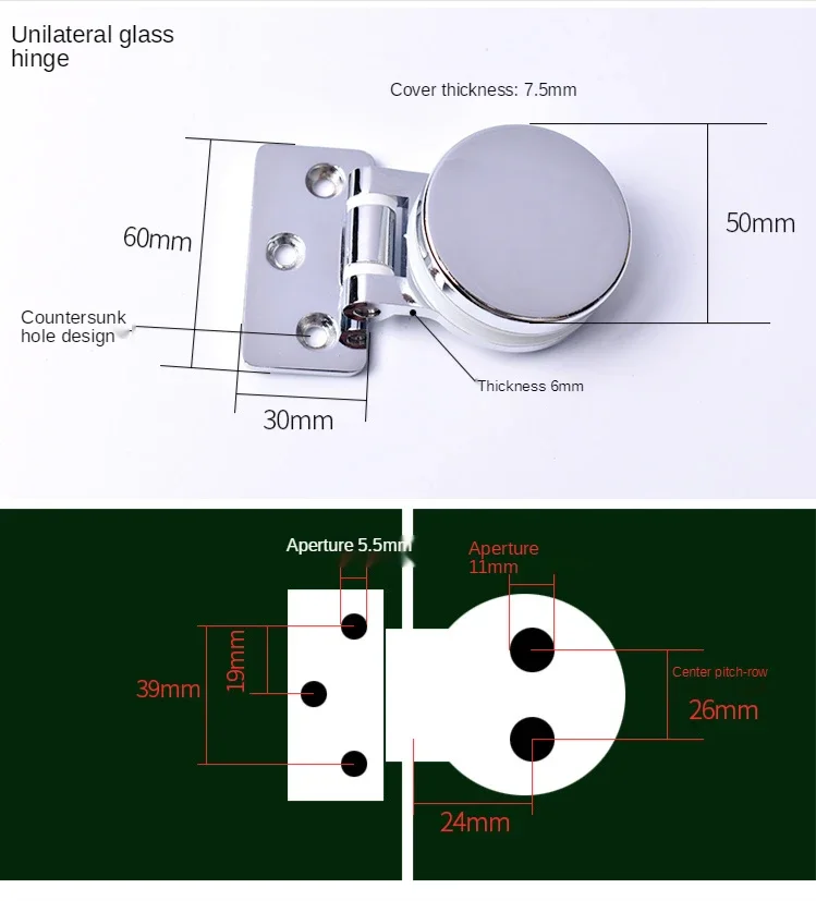 

1 шт. петля для душевой двери из цинкового сплава, 90/180 градусов, для безрамных стеклянных перегородок в ванной