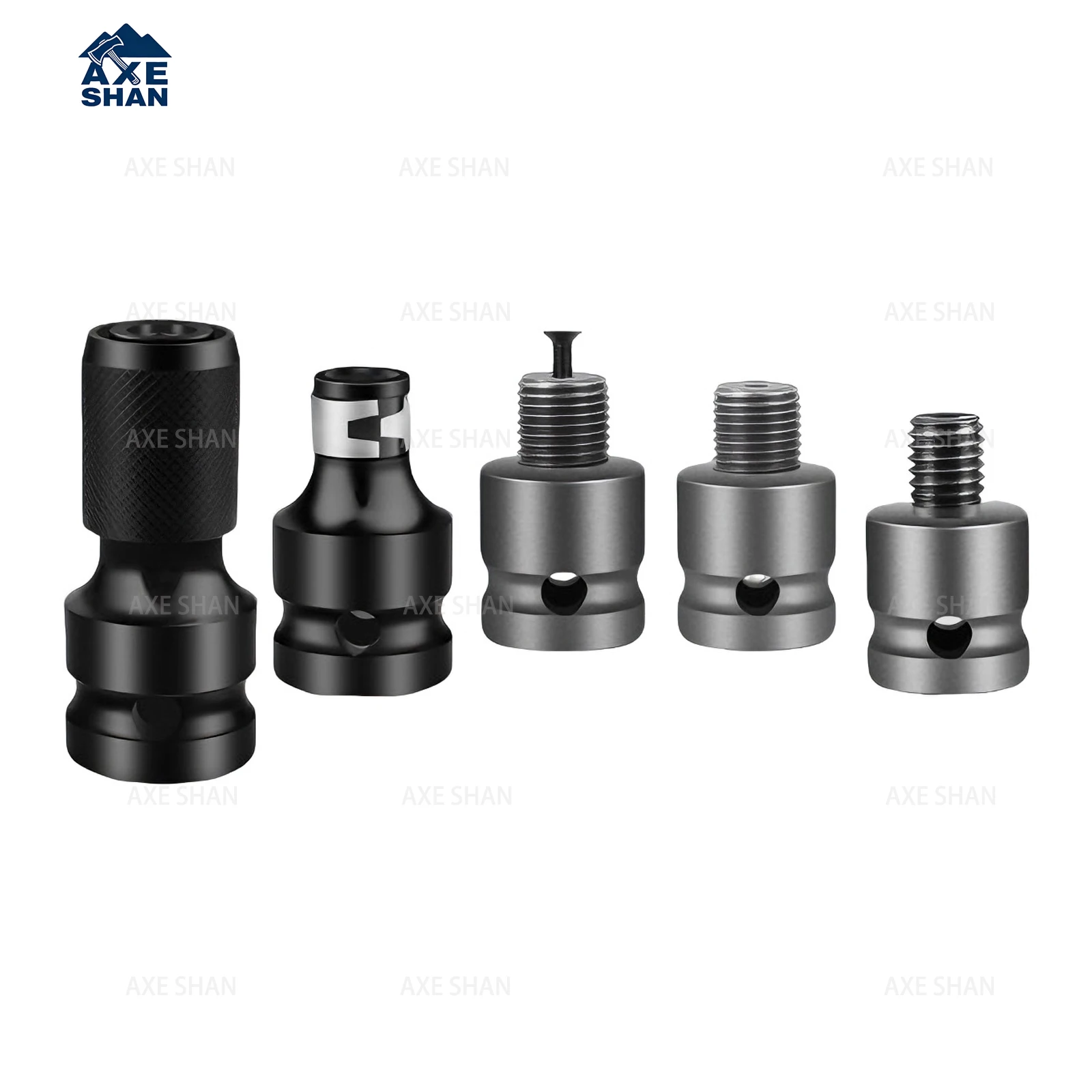 Electric Wrench Conversion Head 1/2 Square To 1/4 Hex Adapter Impact Wrench Drill Chuck Converter for Power Tool Accessories