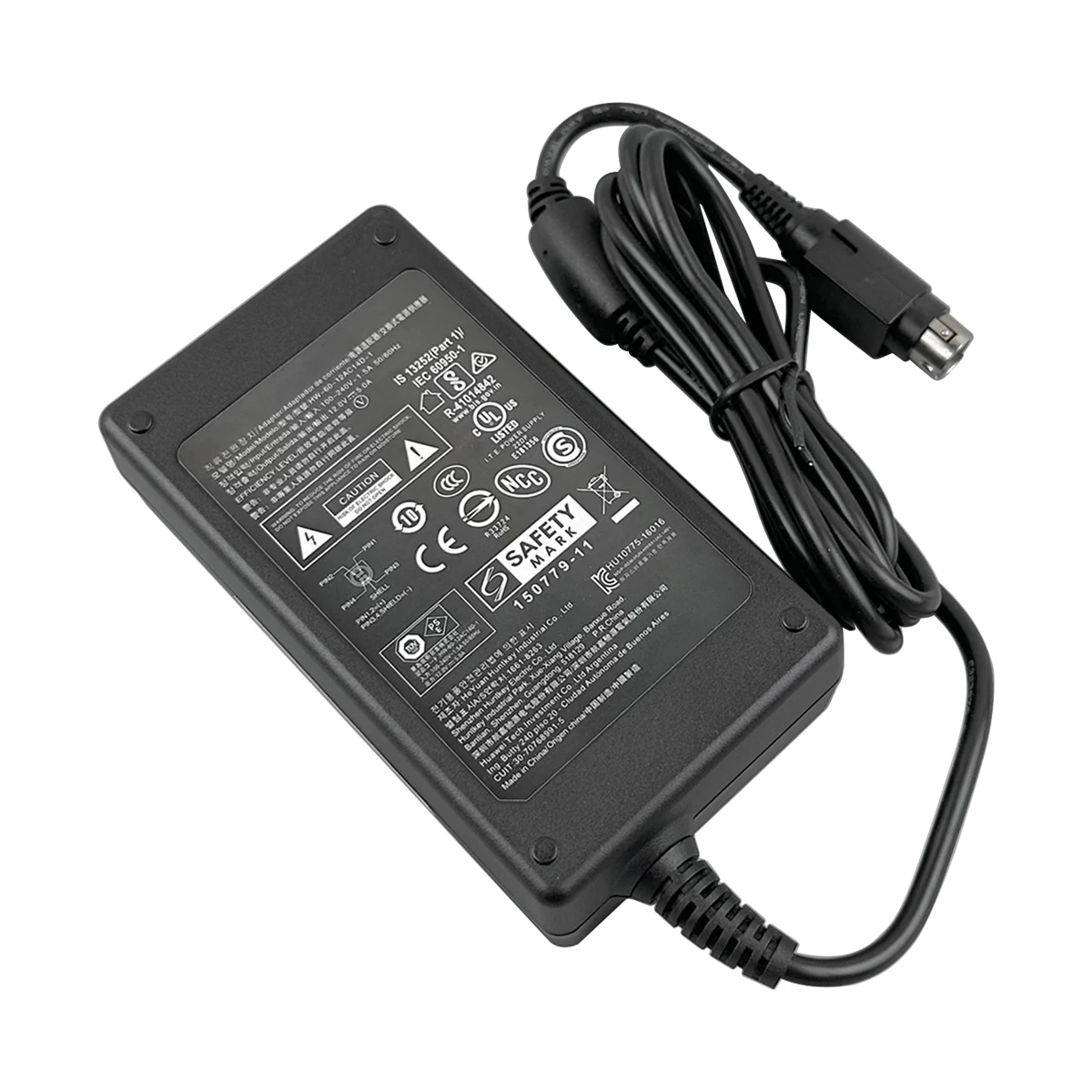 DC12V 5A power adapter cable 4 pins for the HUAWEI VPC620 600 video conference camera security monitoring display charger image 5