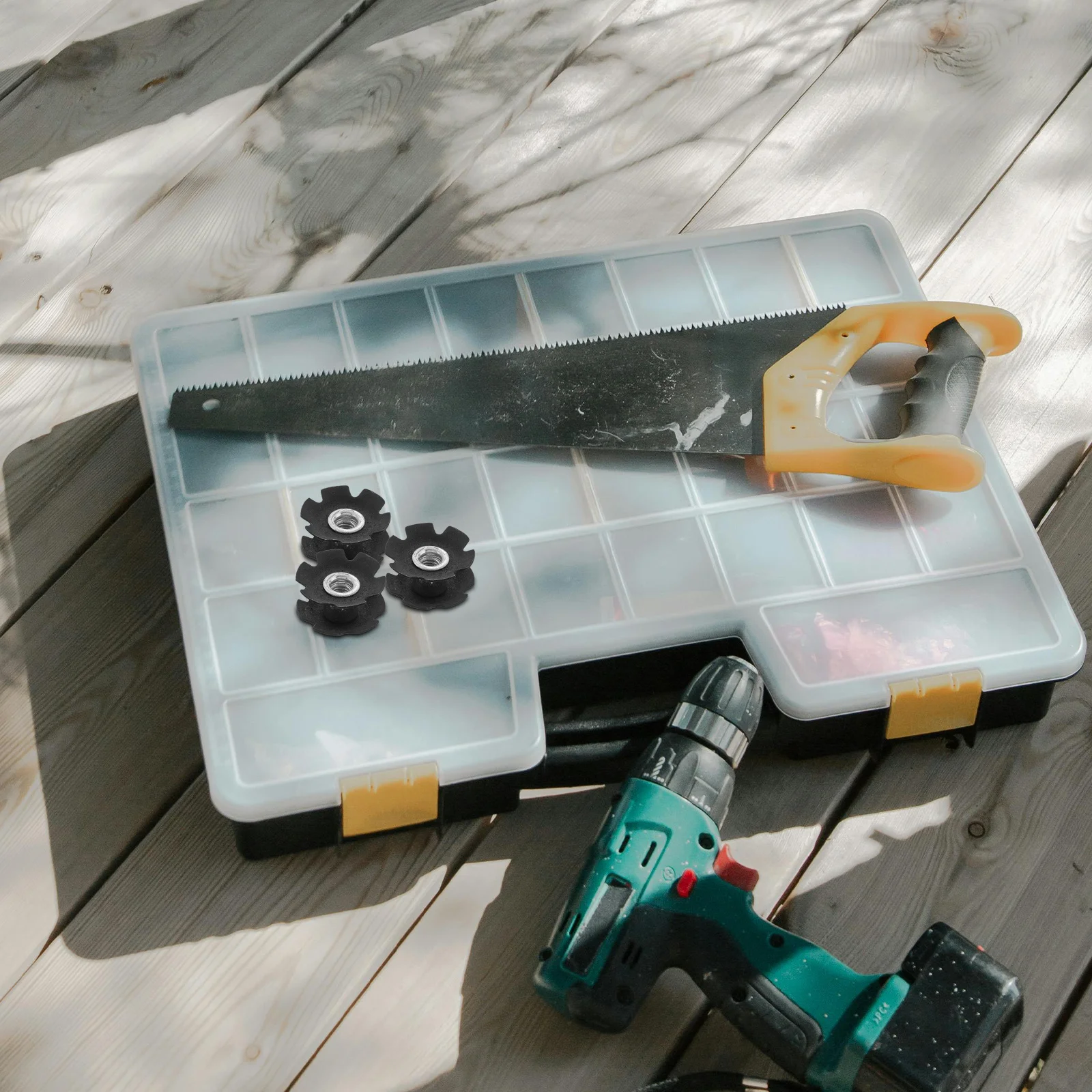 

20Pcs Bicycle Headset Star Nut for Fork Secure Fit Mountain Bike Front Nut Threaded Locking Cycling Accessories