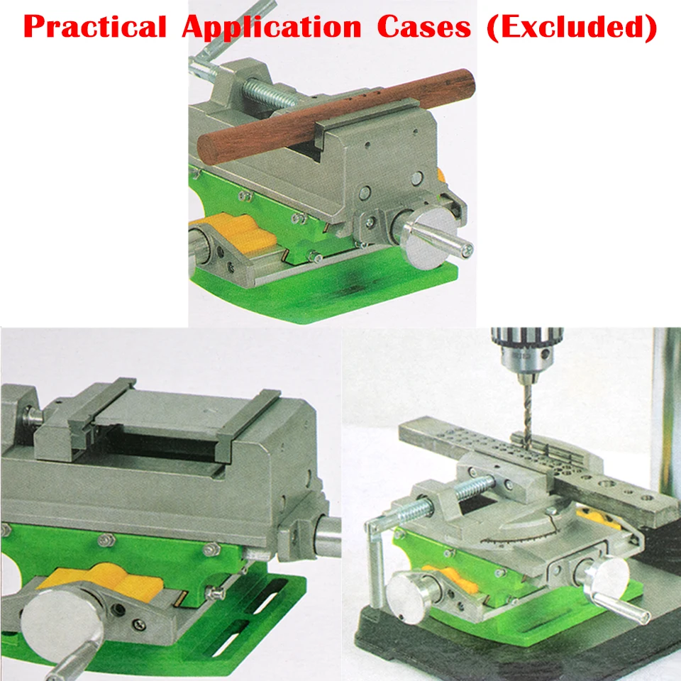 Cross Sliding Vise with Compound Slide for Mill and Drill Press,Machine tools for the precision clamping work pieces