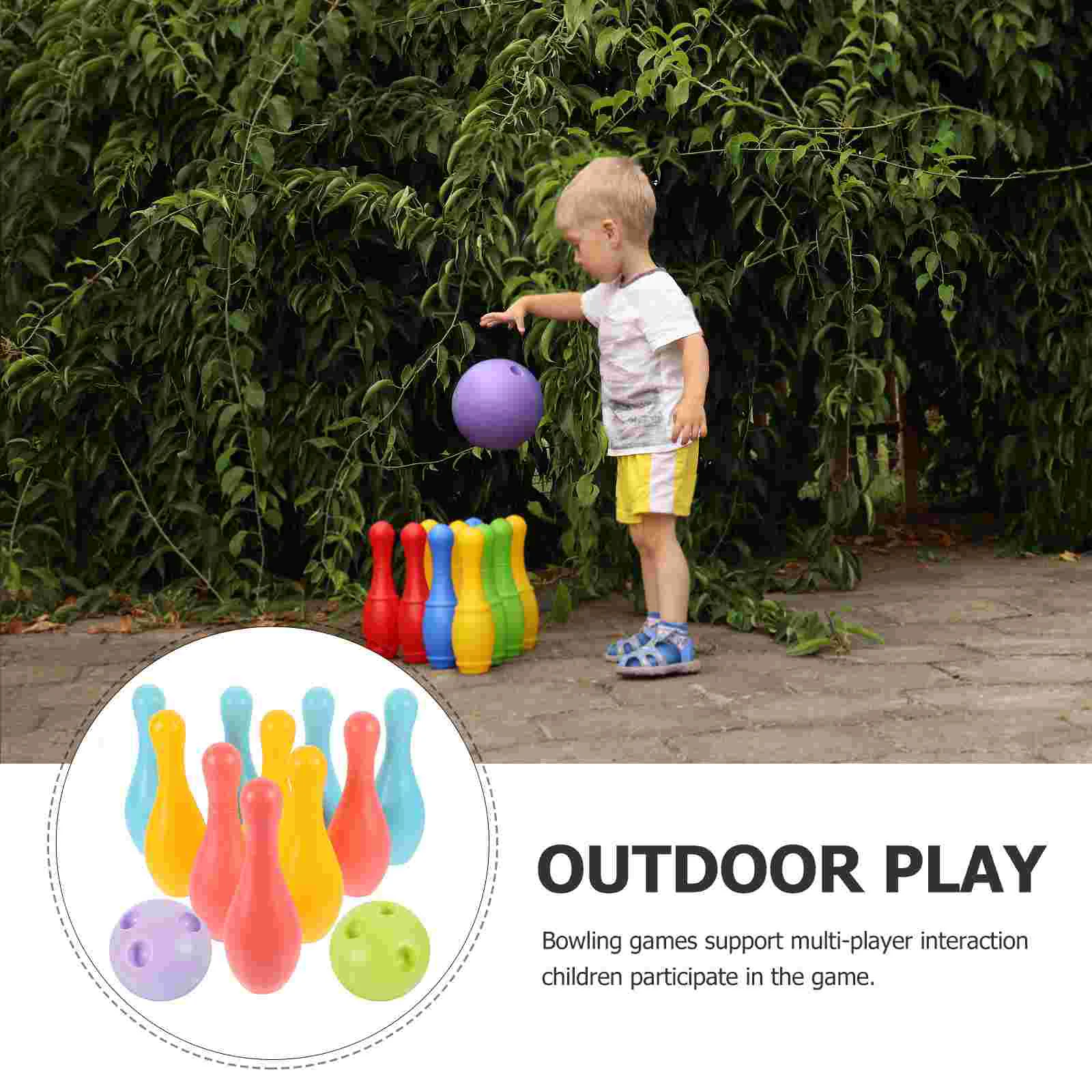 buitenspeelgoed voor kinderen Peuter Indoor Bowlingbal Outdoor Plastic Kinderen Sportspel