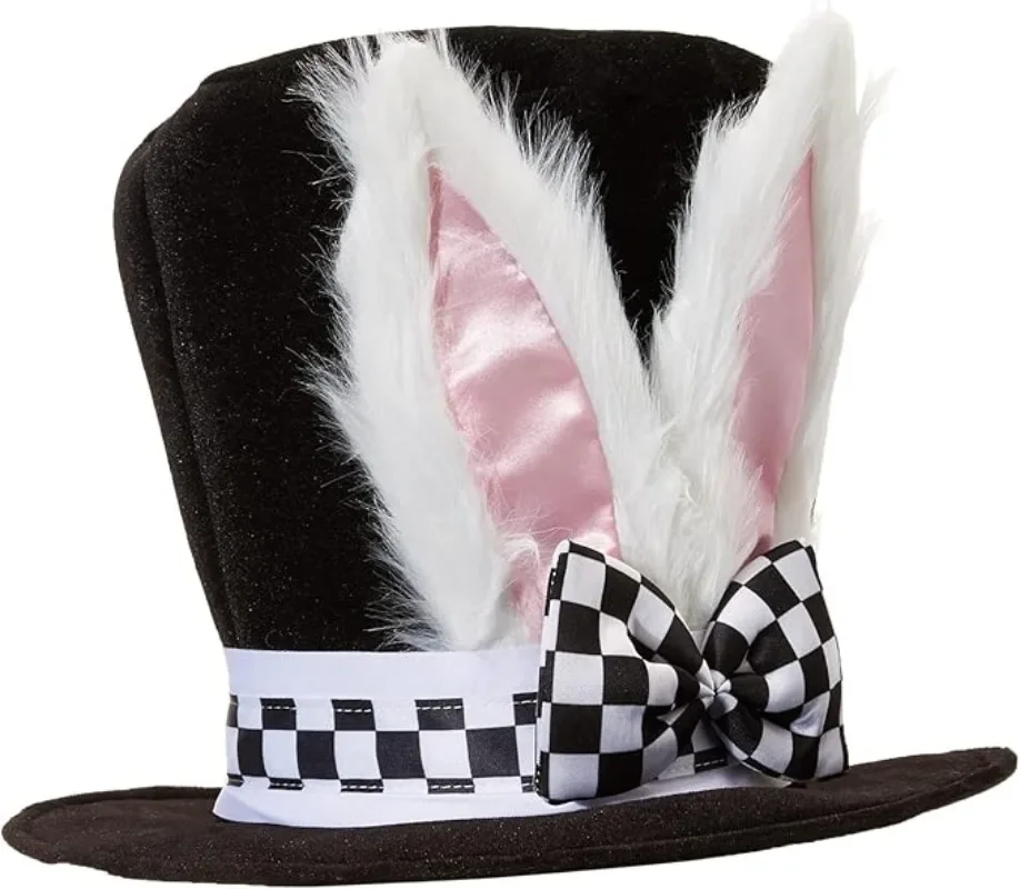 Easter Day Bunny Hat Cosplay Costume Props Alice Mr. Rabbit White Rabbit Hat Carnival Party Dress Up Cosplay Props Accessories