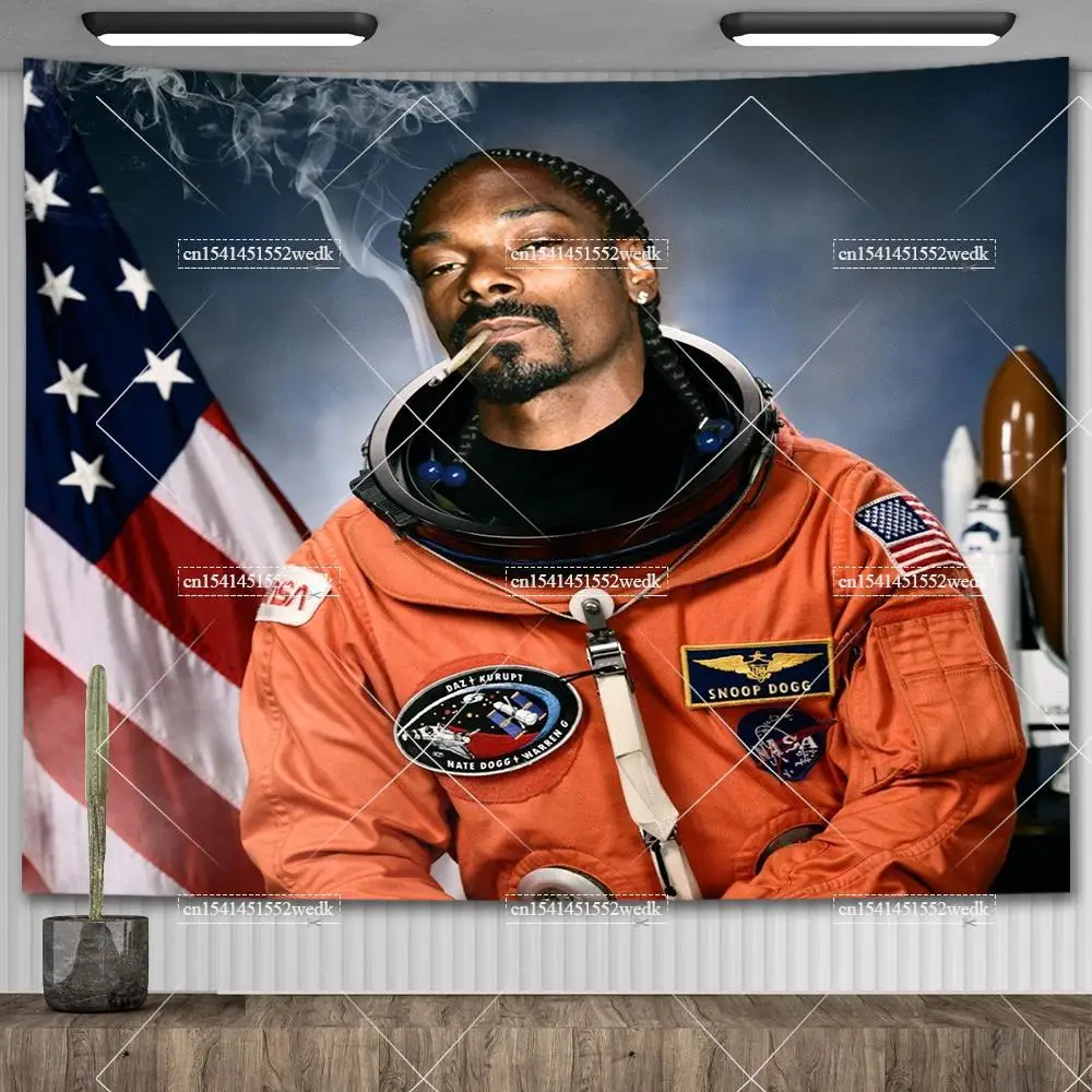 Imagen 3: Snoop Dogg-Póster de música para colgar en la pared, tapiz Kawaii, decoración de habitación, estética divertida, decoración del hogar