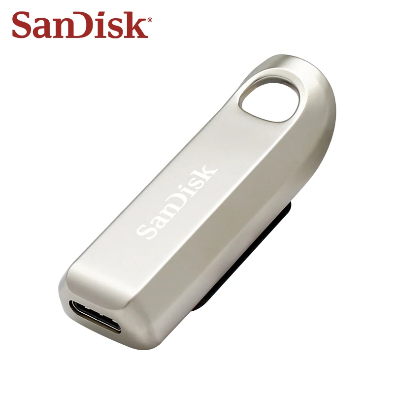 

SanDisk CZ75 Ultra Luxe Type-C Flash Drive 64GB 128GB 256GB Retractable Metal Case 300MB/s Read USB 3.2 Gen 1 Pen Drive