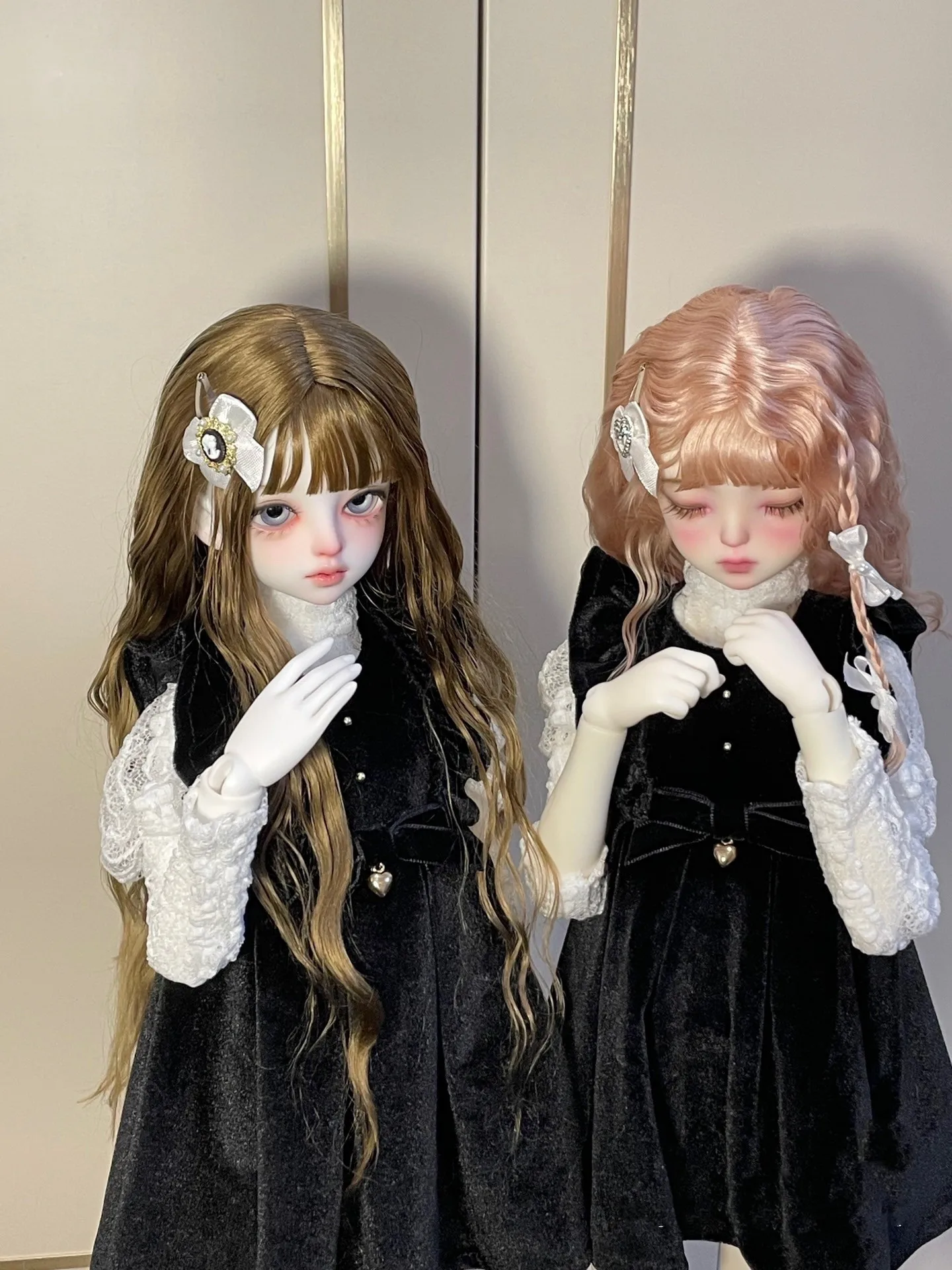 

BJD Wig 1/4 1/6 Doll Accessories，Imported Mohair Wig Free Shipping