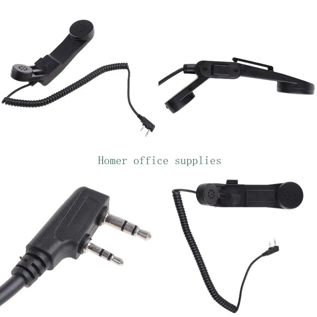 

K43B H250-PTT Communication Station Handle Mic K Plug For BaoFeng UV-5R UV-5RTP