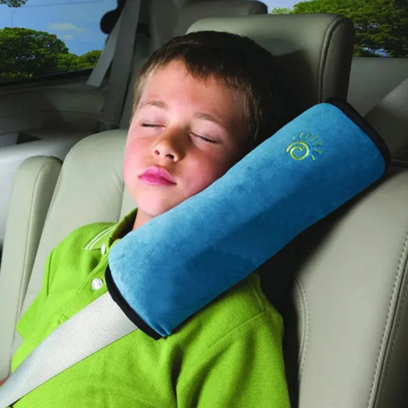 Baby Chair Belt Car Pillow Auto Safety Seat Belt Shoulder Cushion Pad Harness Protection Support Pillow for Kids Toddler