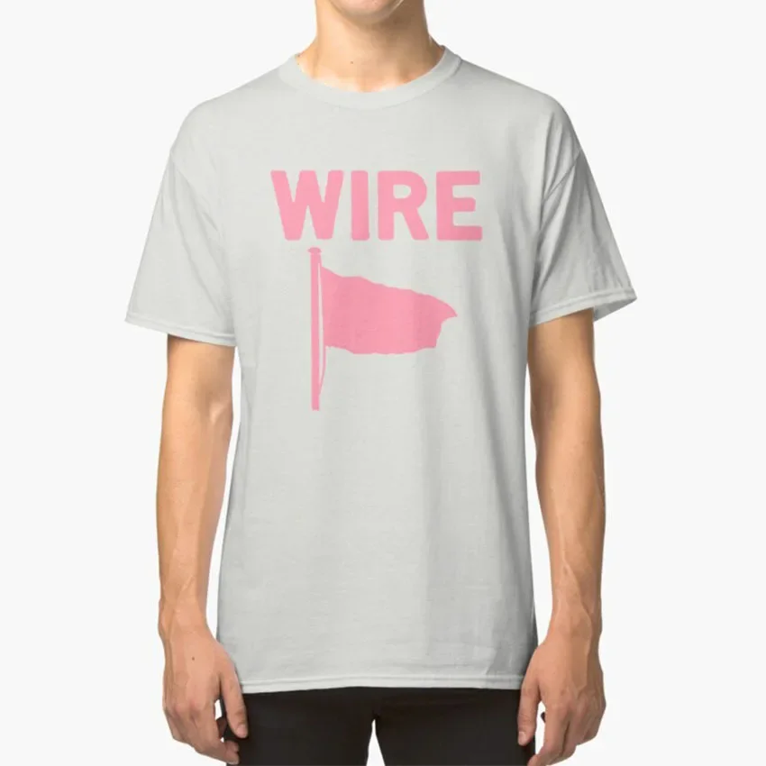 Wire Band Punk New Wave  Flag Chairs Missing Change Becomes   Badass Wire- Flag oversized t shirt graphic t shirts harajuku tops