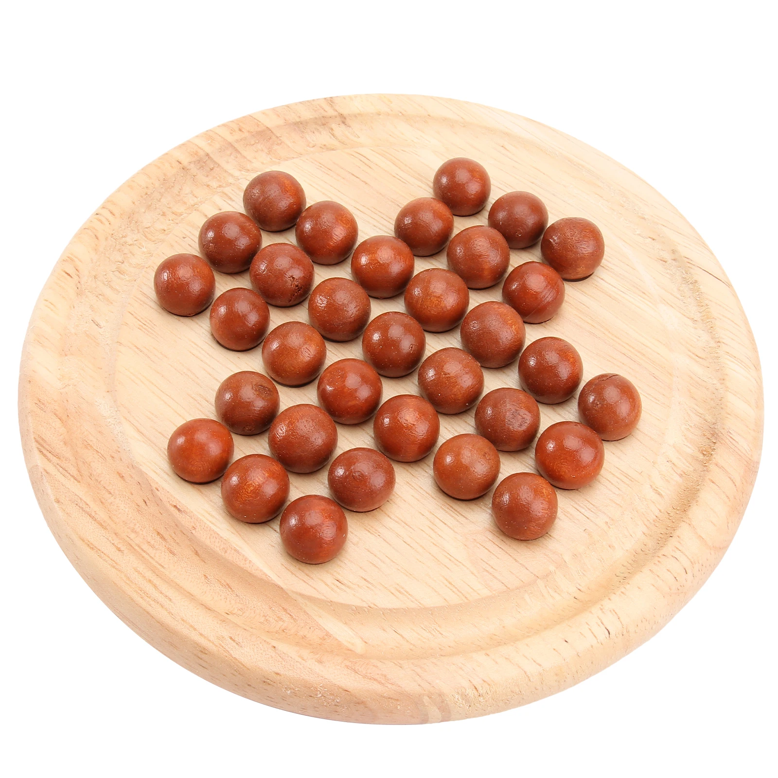 

Wooden Educational Toys Handheld Chess Board Game Europe Kids Thinking Training Diamond Wooden Puzzle Toy