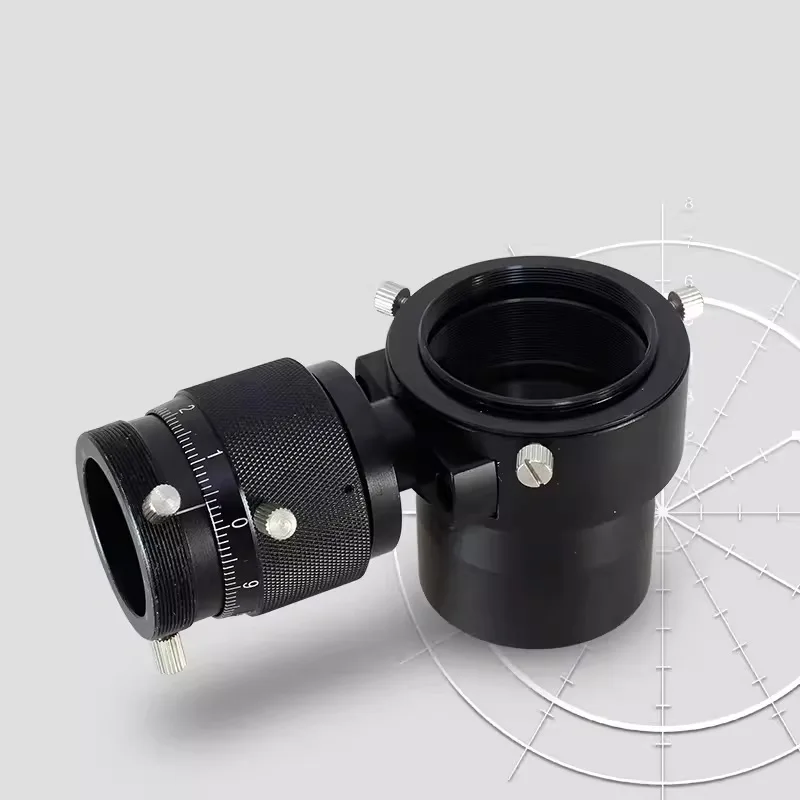 Off-Axis Guider Set OAG with 1.25 Inch Double Helical Focuser Astronomical Telescope Accessory for Deep Sky Astrophotography
