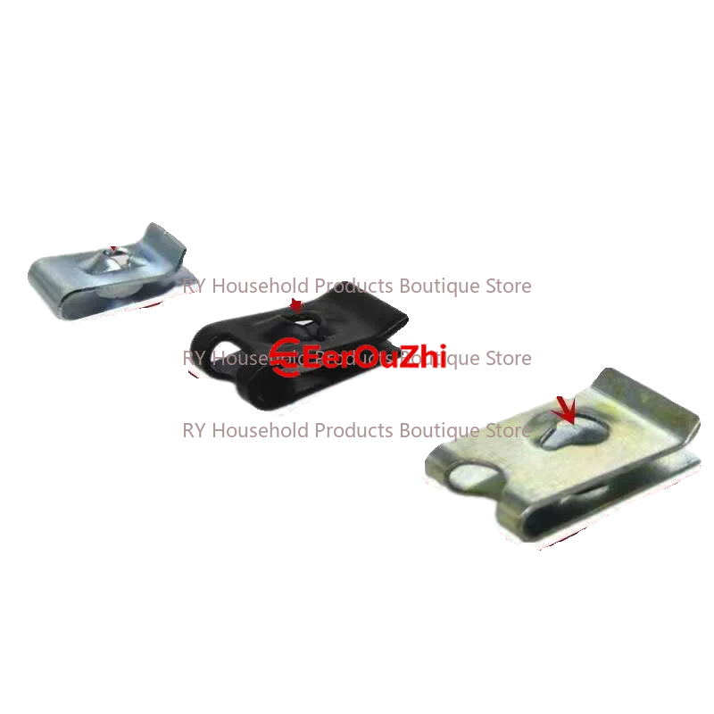 Auto Screws Iron Fenders Self-tapping Screw Base U-shaped Clip Vane Lining M4M5M6 Buckle Clip