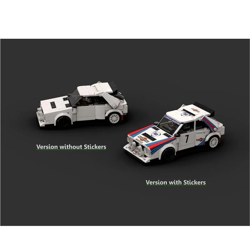 MOC-161240 Model Blok Bangunan Mobil Balap Olahraga Ikonik Klasik 1990-an Baru, 419 Bagian, Hadiah Mainan Ulang Tahun untuk Anak Laki-laki dan Anak-anak